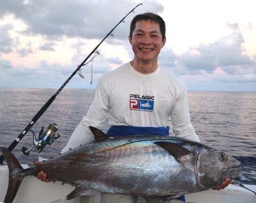 30kg doggy on baiting - Rod Fishing Club - Rodrigues Island - Mauritius - Indian Ocean