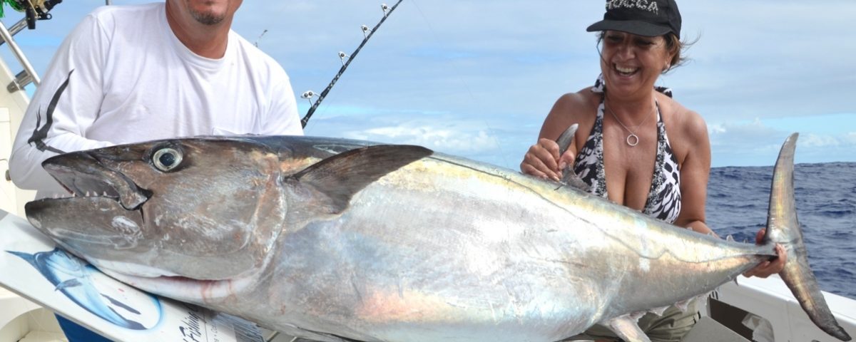 51kg doggy for Gianni on livebaiting - Rod Fishing Club - Rodrigues Island - Mauritius - Indian Ocean