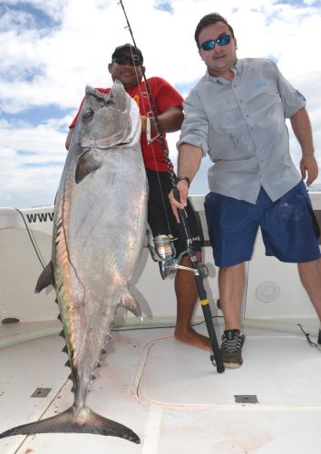 53Kg doggy for Benoit - Rod Fishing Club - Rodrigues Island - Mauritius - Indian Ocean