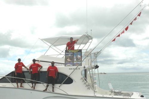 7 fanions pour l'équipage -Rod Fishing Club - Ile Rodrigues - Maurice - Océan Indien