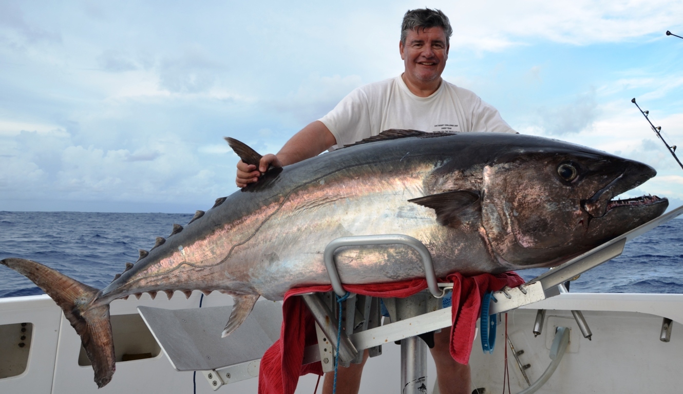 89 kg Doggy for Axel  - Jan 2015 - Rod Fishing Club - Rodrigues Island - Mauritius - Indian Ocean
