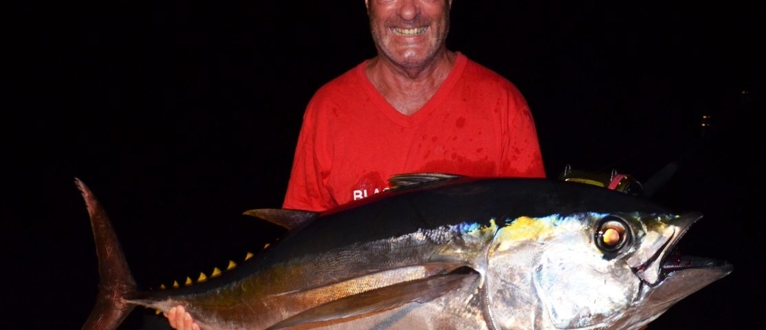 Big eye tuna or Thunnus obesus - Rod Fishing Club - Rodrigues Island - Mauritius - Indian Ocean