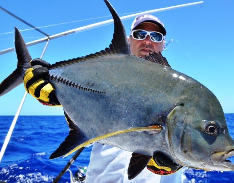 Black jack or caranx lugubris - Rod Fishing Club - Rodrigues Island - Mauritius - Indian Ocean