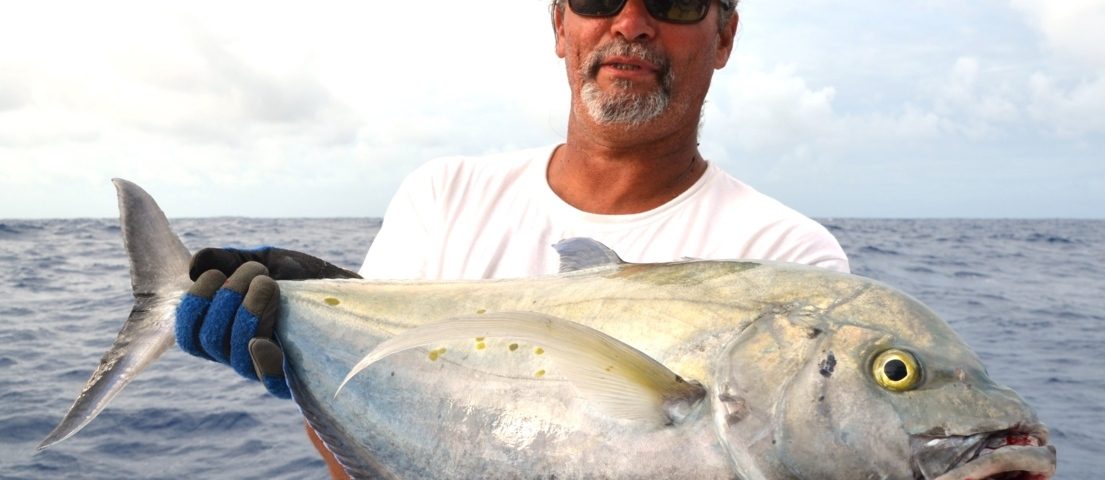 Carangue des îles ou Carangoides orthogrammus - Rod Fishing Club - Ile Rodrigues - Maurice - Océan Indien