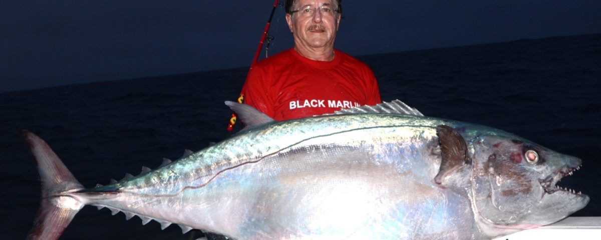 Dogtooth tuna or Gymnosarda unicolor - Rod Fishing Club - Rodrigues Island - Mauritius - Indian Ocean