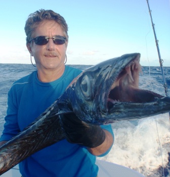 Mouth of black snoek on Very Deep Baiting - Rod Fishing Club - Rodrigues Island - Mauritius - Indian Ocean.