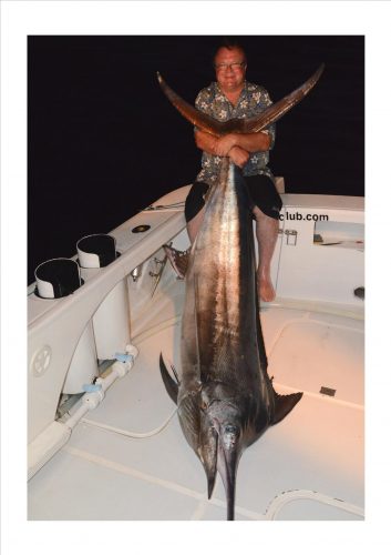 Pierre and his black marlin - Rod Fishing Club - Rodrigues Island - Mauritius - Indian Ocean