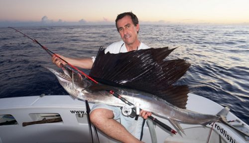 Sailfish caught on jigging by Jesus - Rod Fishing Club - Rodrigues Island - Mauritius - Indian Ocean