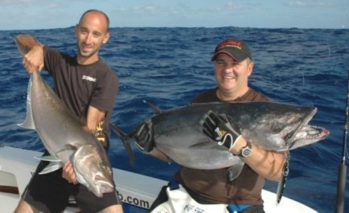 Seriola and doggy caught on jigging - Rod Fishing Club - Rodrigues Island - Mauritius - Indian Ocean