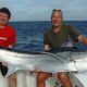 Thierry and his marlin on trolling - Rod Fishing Club - Rodrigues Island - Mauritius - Indian Ocean