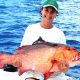 World Record of two spot red snapper by Anne Laure on baiting - Rod Fishing Club - Rodrigues Island - Mauritius - Indian Ocean