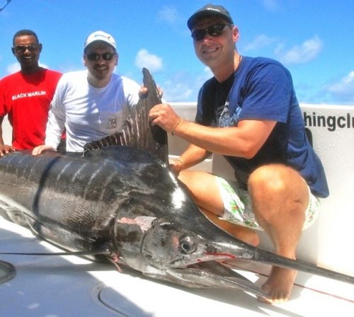 marlin bleu de 175.5kg - Rod Fishing Club - Ile Rodrigues - Maurice - Océan Indien