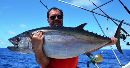 over 30kg doggy for Patrick - Rod Fishing Club - Rodrigues Island - Mauritius - Indian Ocean