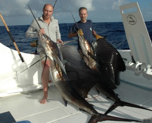 voiliers - Rod Fishing Club - Ile Rodrigues - Maurice - Océan Indien