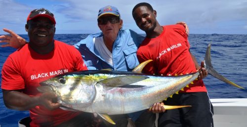 yellowfin tuna - Rod Fishing Club - Rodrigues Island - Mauritius - Indian Ocean