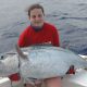 28.5kg dogtooth tuna feminine junior world record on baiting - 11 03 2013