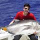 43kg giant trevally masculine junior world record on baiting - 14 02 2010.