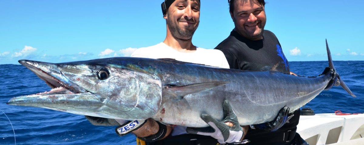 Big Wahoo on Hawkins Bank Rodrigues - Rod Fishing Club - Rodrigues Island - Mauritius - Indian Ocean