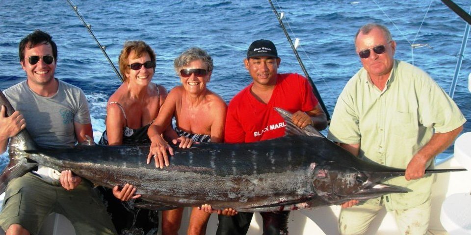 Blue marlin on trolling - Rod Fishing Club - Rodrigues Island - Mauritius - Indian Ocean