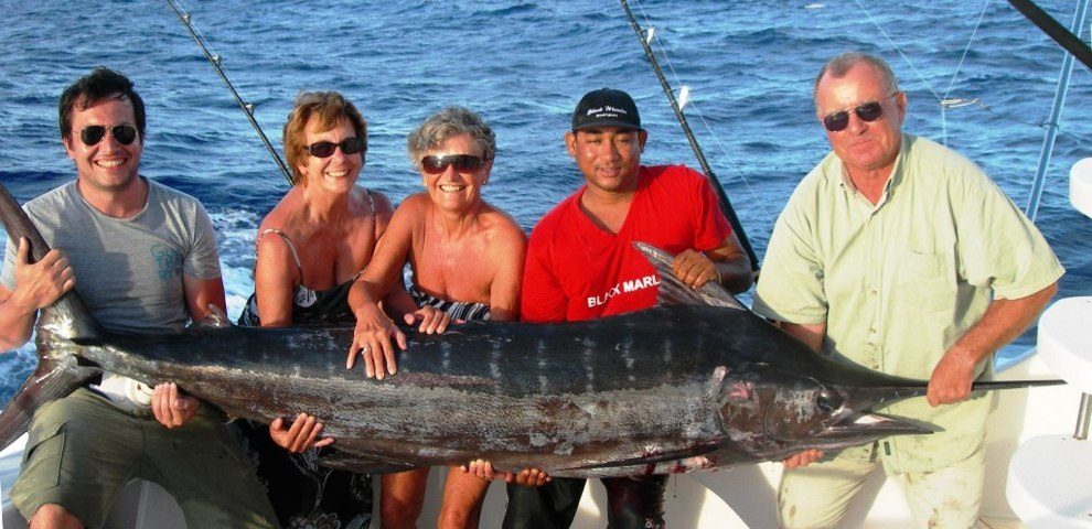 Blue marlin on trolling - Rod Fishing Club - Rodrigues Island - Mauritius - Indian Ocean