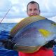 Bruno et son poisson chirurgien pris en pêche à la palangrotte - Rod Fishing Club - Ile Rodrigues - Maurice - Océan Indien