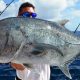 Carangue ignobilis relâchée en pêche au jig par Michel - Rod Fishing Club - Ile Rodrigues - Maurice - Océan Indien