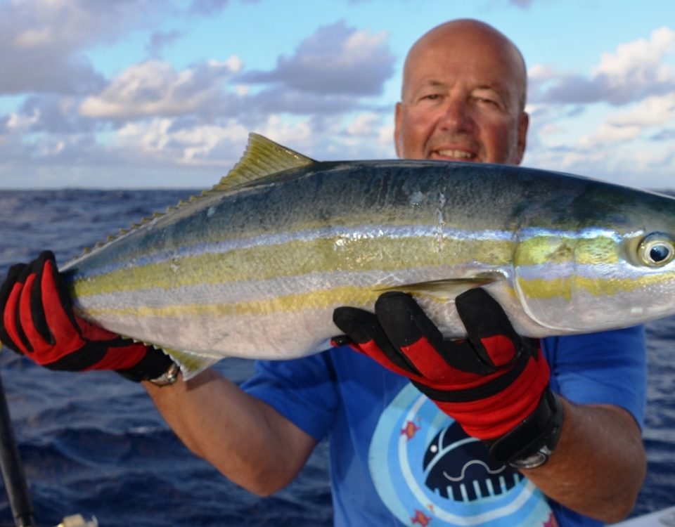 Coureur arc en ciel pour Marc - Rod Fishing Club - Ile Rodrigues - Maurice - Océan Indien