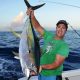 Greg et un thon jaune - Rod Fishing Club - Ile Rodrigues - Maurice - Océan Indien