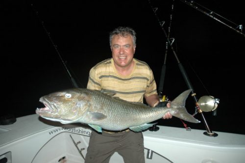 Jobfish on baiting - Rod Fishing Club - Rodrigues Island - Mauritius - Indian Ocean