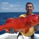 Julien and his Red Corail Trout on jigging - Rod Fishing Club - Rodrigues Island - Mauritius - Indian Ocean