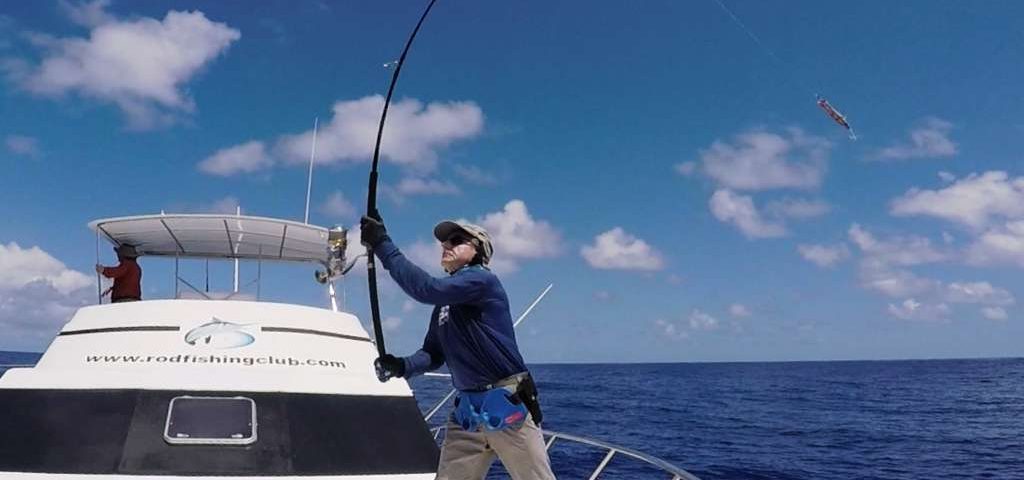 Popping session for Claudius - Rod Fishing Club - Rodrigues Island - Mauritius - Indian Ocean