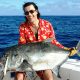 Pédro et sa grosse carangue en pêche au jig- Rod Fishing Club - Ile Rodrigues - Maurice - Océan Indien