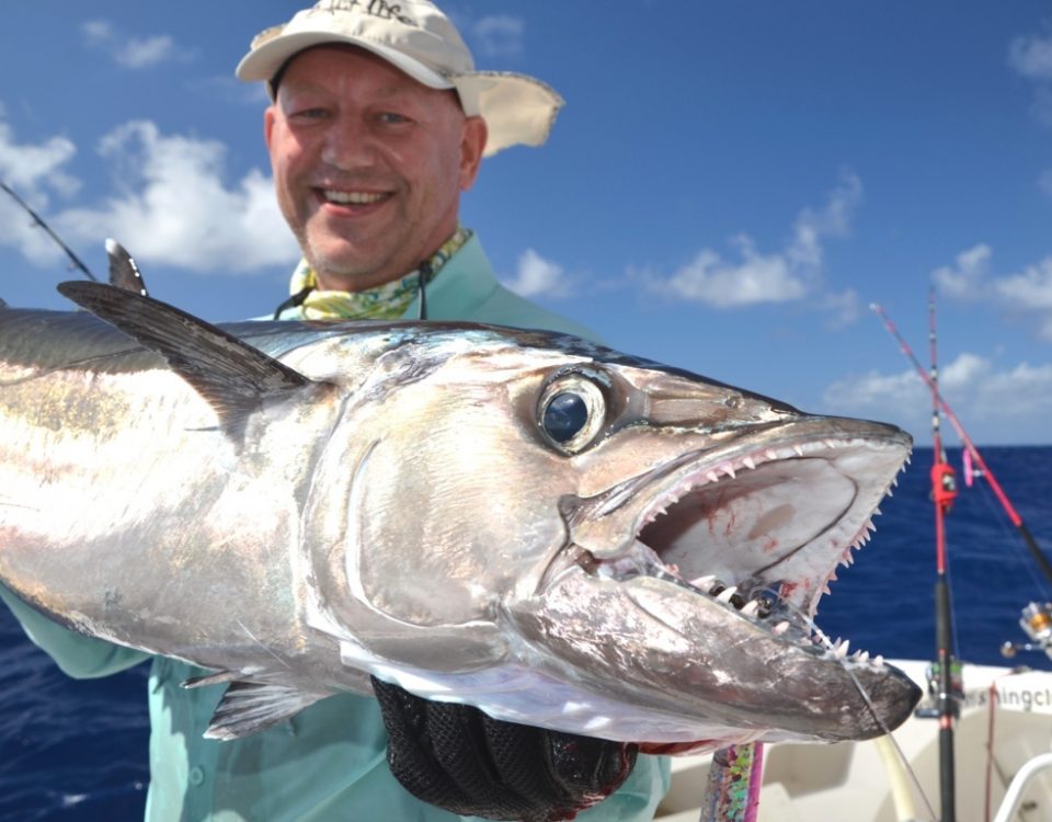 Thon à dents de chien en pêche au jig pour Igor - Rod Fishing Club - Ile Rodrigues - Maurice - Océan Indien