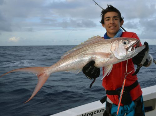 Colas fil ou vivaneau blanc pris en jigging par Marius - www.rodfishingclub.com - Ile Rodrigues - Maurice - Océan Indien