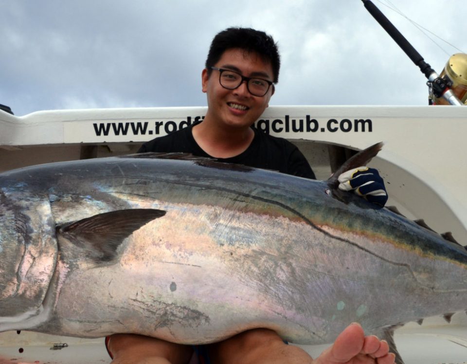 66kg doggy on live baiting by Fred - www.rodfishingclub.com - Rodrigues Island - Mauritius - Indian Ocean