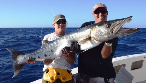 Big barracuda for Fred on jigging - www.rodfishingclub.com - Rodrigues Island - Mauritius - Indian Ocean