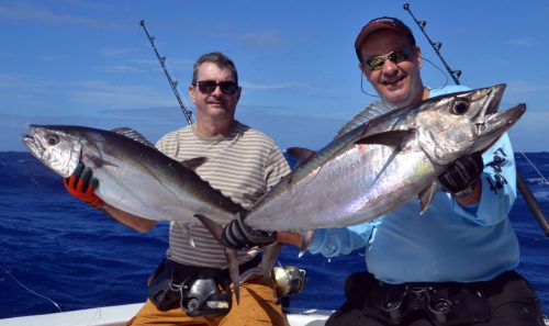 Doggies caught by Bertrand and Bruno on jigging - www.rodfishingclub.com - Rodrigues Island - Mauritius - Indian Ocean