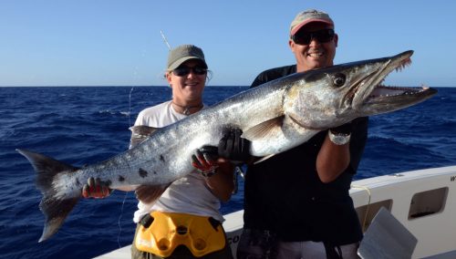 Magnifique barracuda par Fred en pêche au jig - www.rodfishingclub.com - Ile Rodrigues - Maurice - Océan Indien