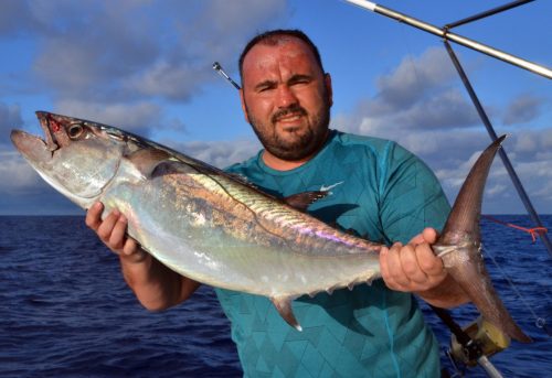 Thon dents de chien pris au Rapala X-Rap 40 par Christophe - www.rodfishingclub.com - Ile Rodrigues - Maurice - Océan Indien