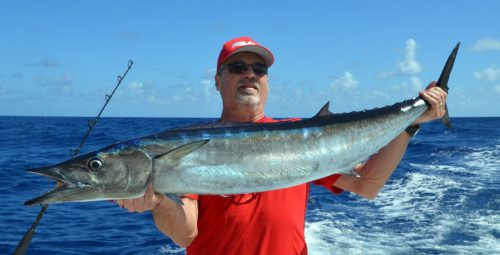 Wahoo caught on trolling by Silvano - www.rodfishingclub.com - Rodrigues Island - Mauritius - Indian Ocean