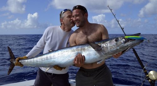 29kg wahoo on trolling with a Rapala magnum 18 for Tony - www.rodfishingclub.com - Rodrigues Island - Mauritius - Indian Ocean