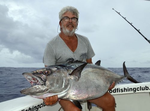 35kg doggy caught on live baitling by Maurice - www.rodfishingclub.com - Rodrigues Island - Mauritius - Indian Ocean