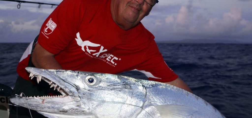 Big barracuda by André on baiting - www.rodfishingclub.com - Rodrigues Island - Mauritius - Indian Ocean