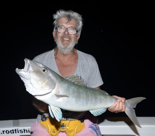 Poisson poulet pris en pêche a l'appât par Maurice - www.rodfishingclub.com - Ile Rodrigues - Maurice - Océan Indien