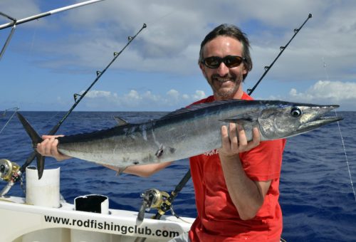 Wahoo pris en pêche a la traîne par Eric - www.rodfishingclub.com - Ile Rodrigues - Maurice - Océan Indien
