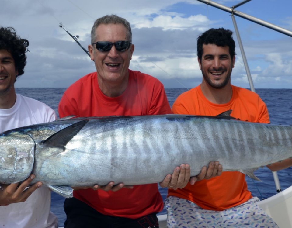 37.5kg wahoo for Patrick on trolling - www.rodfishingclub.com - Rodrigues Island - Mauritius - Indian Ocean