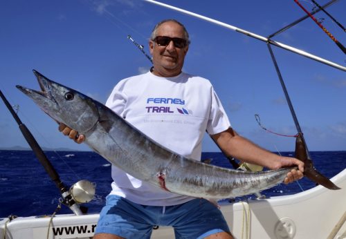 Wahoo on trolling by Cyril - www.rodfishingclub.com - Rodrigues Island - Mauritius - Indian Ocean