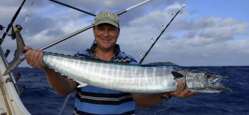 Wahoo pris en pêche a la traîne par Paul - www.rodfishingclub.com - Ile Rodrigues - Maurice - Océan Indien