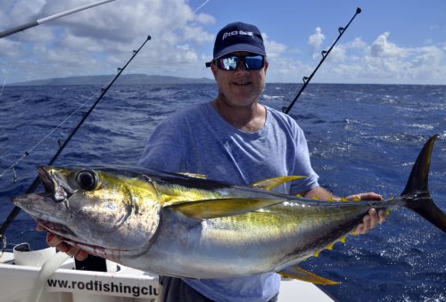 Yellowfin Tuna caught on trolling by Lance - www.rodfishingclub.com - Rodrigues Island - Mauritius - Indian Ocean