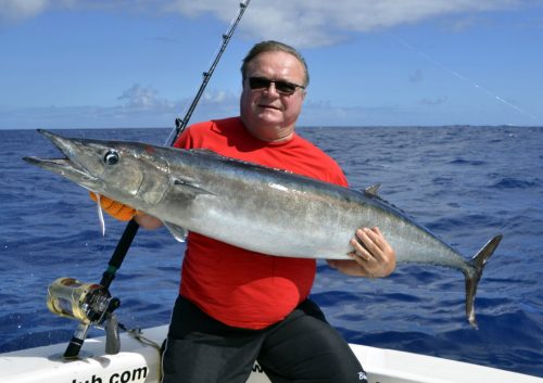31kg wahoo by Pierre on trolling - www.rodfishingclub.com - Rodrigues Island - Mauritius - Indian Ocean